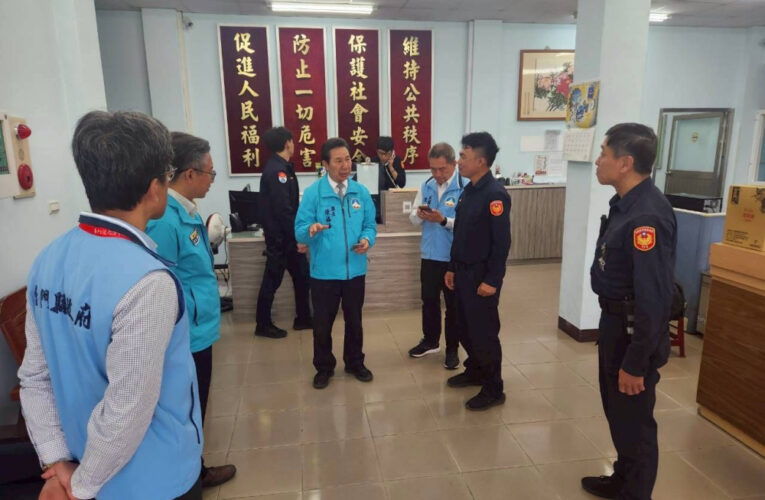 金門縣長訪小三通CIQS 籲增班增人力恢復落地簽