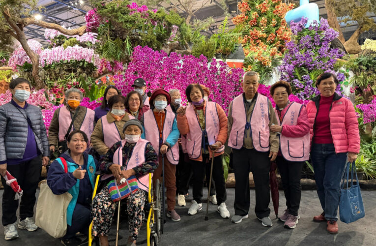 白河榮家蘭展微旅行 住民賞心悅目心花怒放