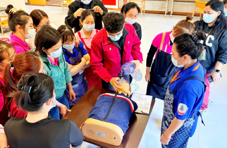 金門消攜手社會處強化第一線應變能力×長照機構急救韌性