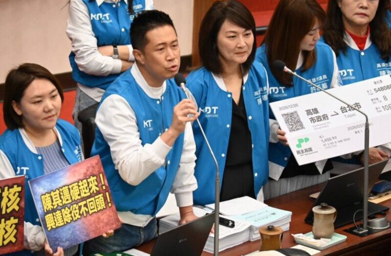 鍾易仲議員勸陳其邁2028勇敢挑戰賴清德，他急得跳針反質詢
