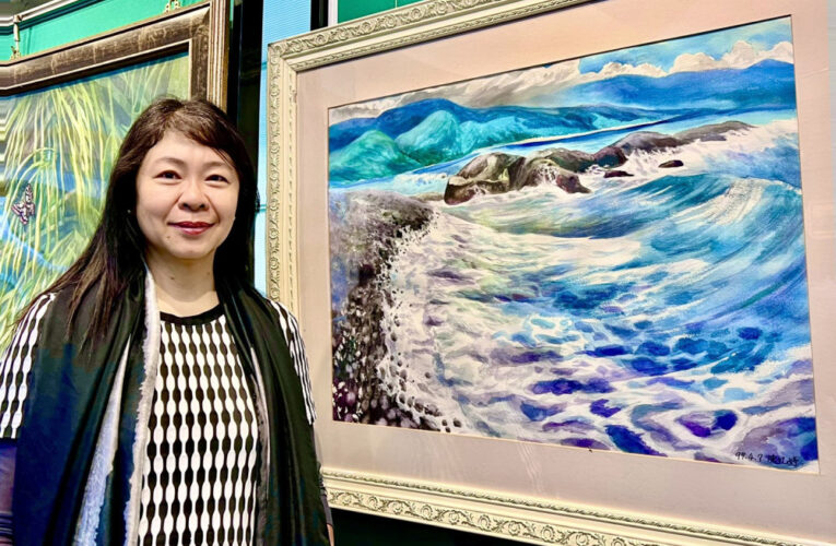 筆尖湧動生命熱情！陳妃婷「愛如潮水」個展 3月驚艷民治市政中心