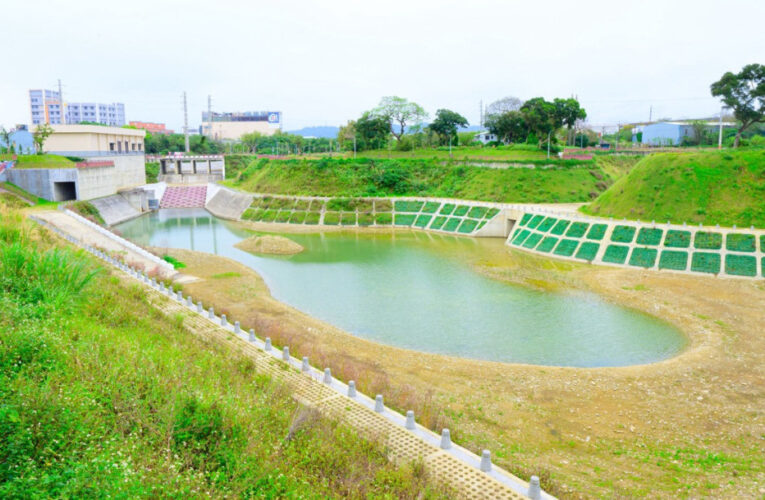 大仁滯洪池正式啟用　王明鉅：生態防洪兼具守護周邊產業聚落
