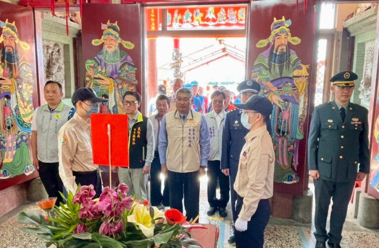 向烈士致意！臺南榮服處辦飛將軍廟春祭