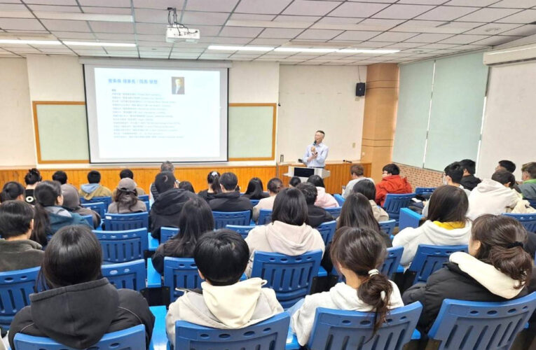 金門大學生命教育講座 基甸會曹秉堯分享：五百萬的祝福