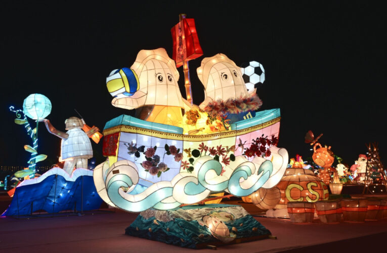 臺灣燈會在嘉義 全國花燈競賽東石國小「蚵寶」奪燈王