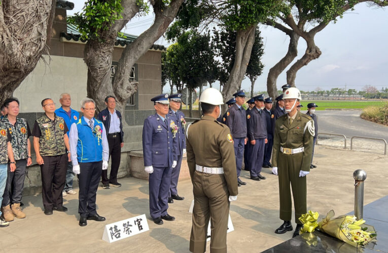 第四聯隊×雲林榮服處合辦建安四號工程殉職烈士春祭追悼