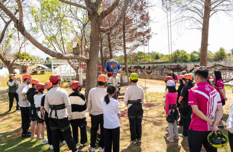 「與你一起長高的勇氣」攀樹活動　台中扶青社帶孩子挑戰自我