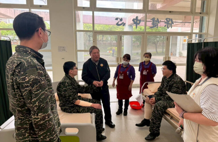 花蓮榮家戰時傷兵收容實兵演練 強化平戰轉換建構應變量能