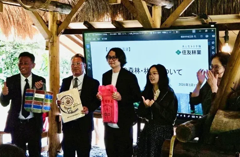 從山野勞動到國際對話！八斗高中原民班「森」情連結日本林業專家