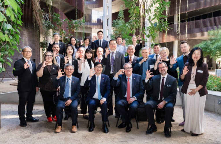 陳其邁聯合中山大學前進亞利桑那大學 促「矽光子」台美跨國產學合作 深耕 AI 關鍵技術