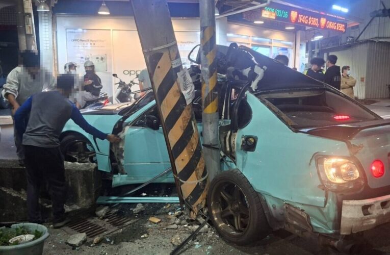 林園區市道188線自撞事故　駕駛疑車速過快釀2傷