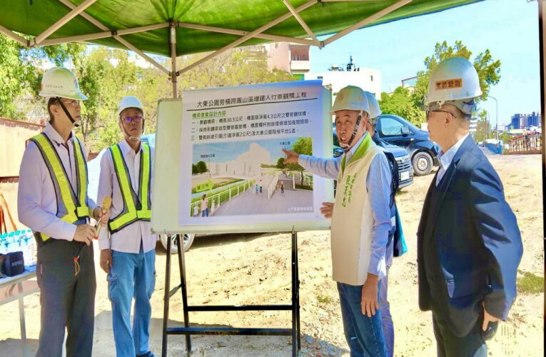 高雄市議會農林委員會考察鳳山、仁武防洪工程 掌握施工進度
