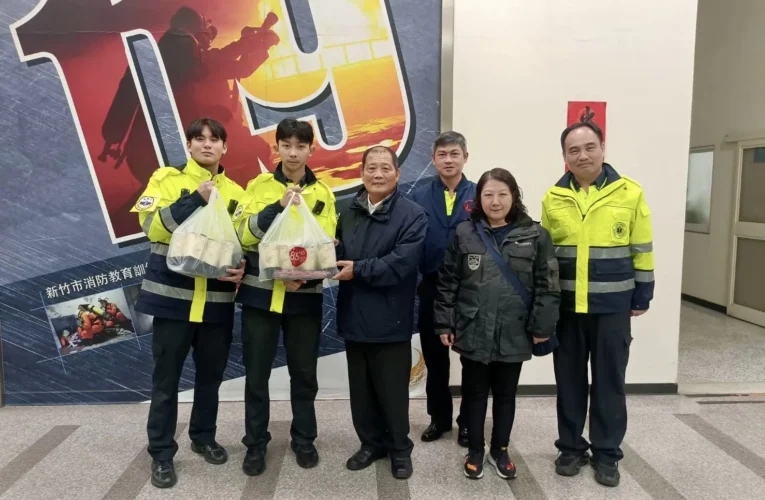 火場認證訓練前突發OHCA 竹市消防跨分隊接力電擊救回義消夥伴