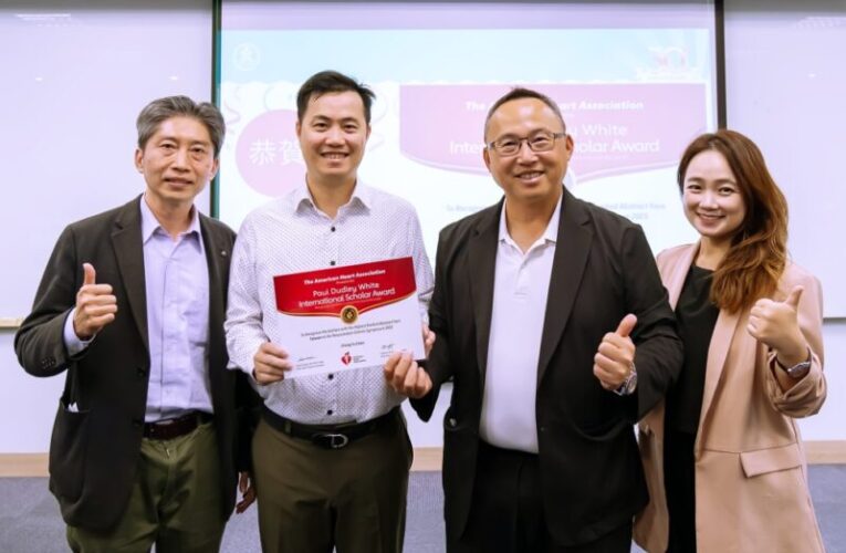 台灣之光!　東元綜合醫院簡振宇醫師榮獲美國心臟協會頒發國際學者獎