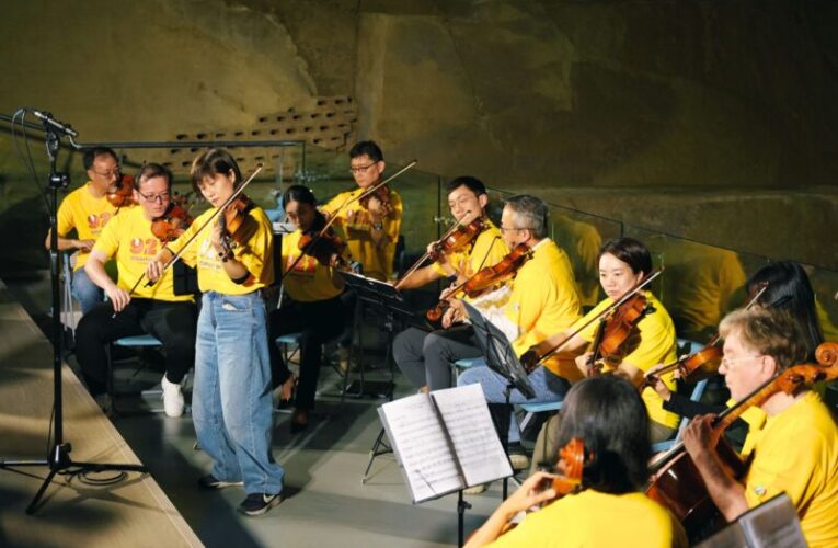 自然科學博物館於霧峰921地震教育園區及竹山車籠埔斷層保存園區接力舉行「響x饗聯手．同行防災」公益演奏會。