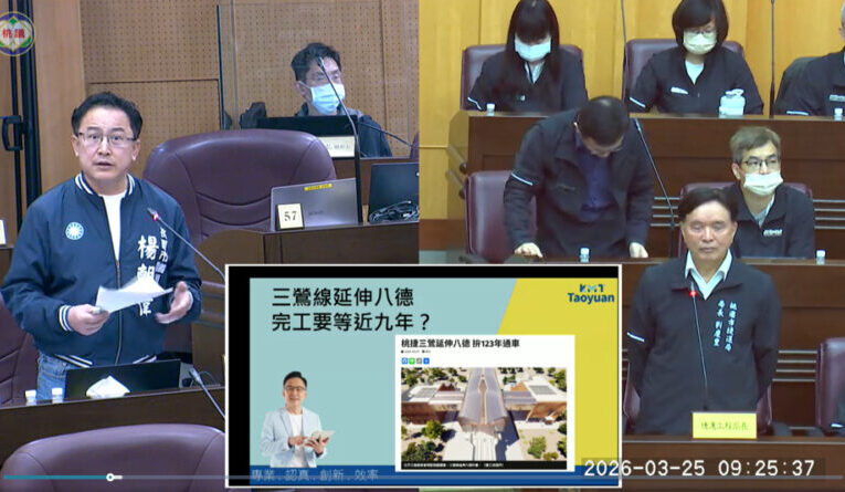 桃園捷運三心六線全面推進　楊朝偉肯定捷運工程局進度籲持續加速