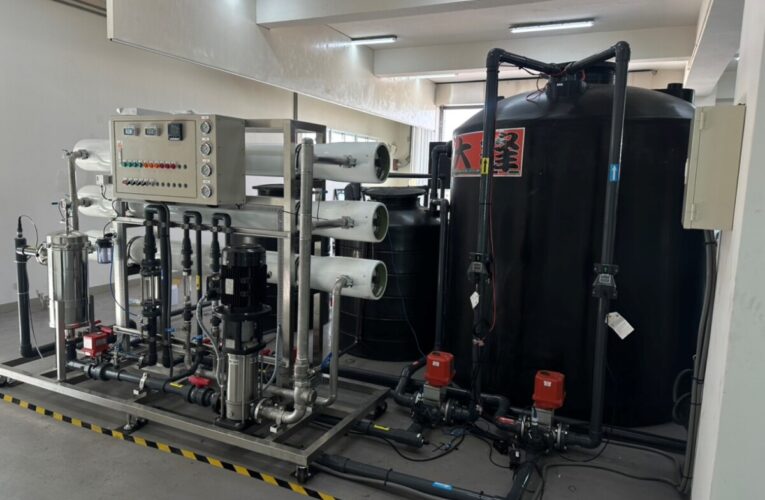 高雄臨海水資源中心之污水高級測試中心迎來臺大團隊進駐測試