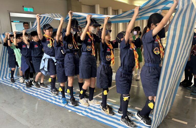 中市幼童軍聯團熱鬧登場　「梧棲樂童遊」帶領學童體驗多元學習樂趣