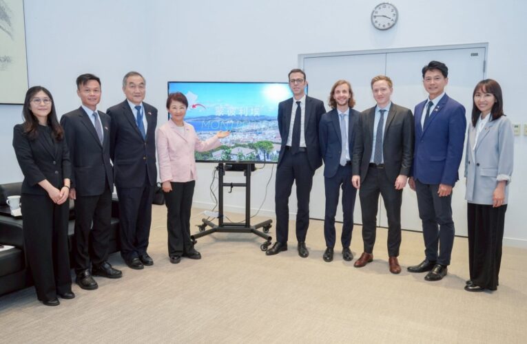 法國在台協會主任龍燁拜會中市府推動城市交流　盧市長盛讚「愛台中的法國好友」
