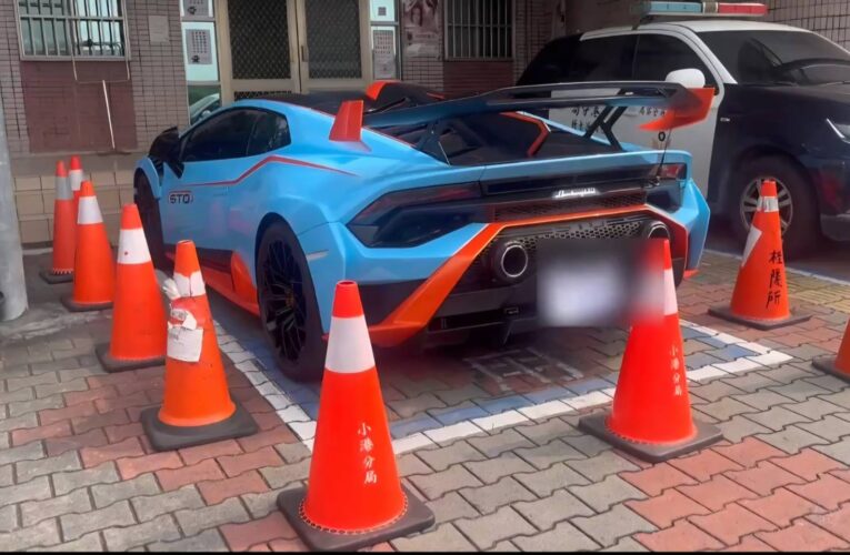 「藍寶堅尼夜衝 最貴的拒測」 拖吊扣車 超跑很快 罰單更快