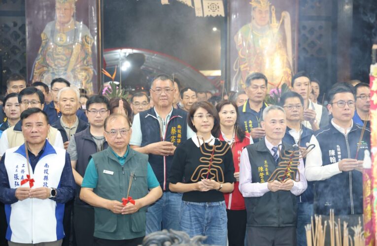 歡慶玄天上帝聖誕　受天宮團拜大典許縣長主獻
