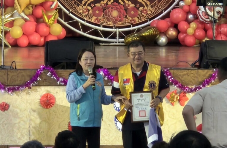白河榮家感謝城都獅子會捐贈大型電視優化長輩休憩空間