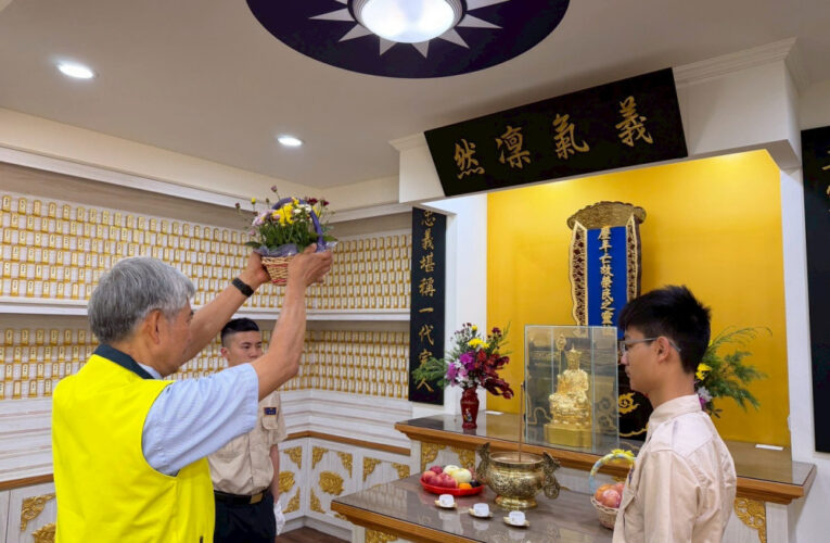 清明緬懷先賢先烈 中彰榮家祭祀歷年亡故榮民