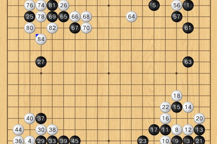 白棋像是一堵密不透風的牆–圍棋棋局欣賞（黑白子/觀戰）