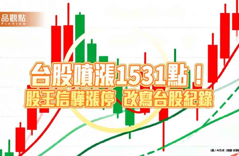 台股狂飆史上次高漲點1531　法人這樣看美伊談判露曙光！