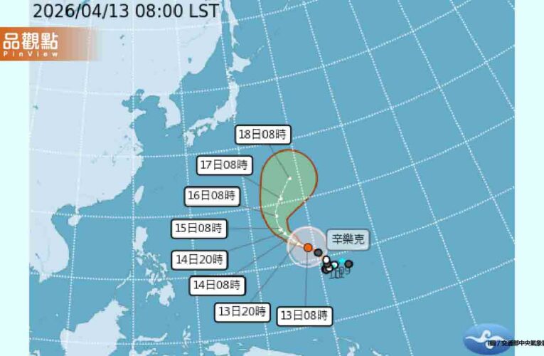史上最強4月颱！辛樂克破35年紀錄 恐怖衛星雲圖曝