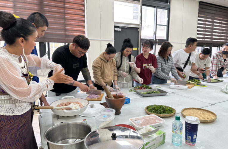 臺南移民署文化講座 新住民迎泰國撥水節「辣」出好運