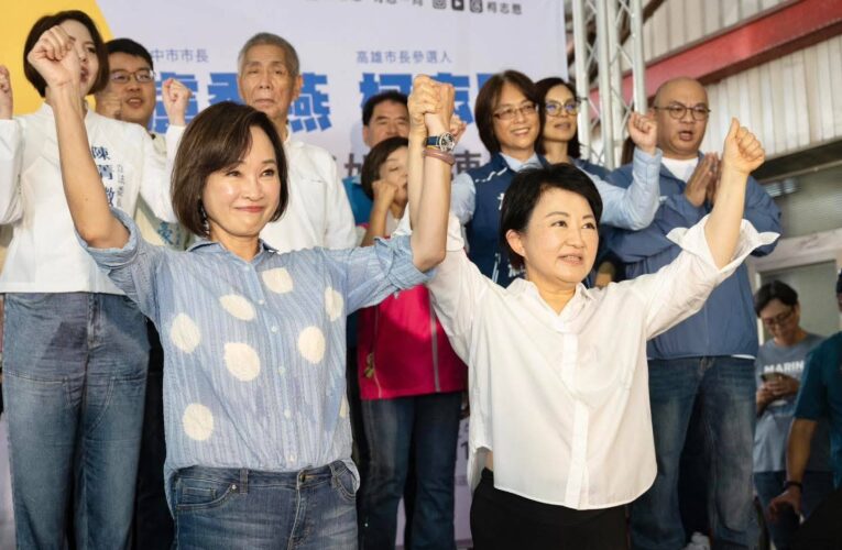 盧秀燕南下挺柯志恩 讚有「媽媽心」若當選必照顧高雄市民