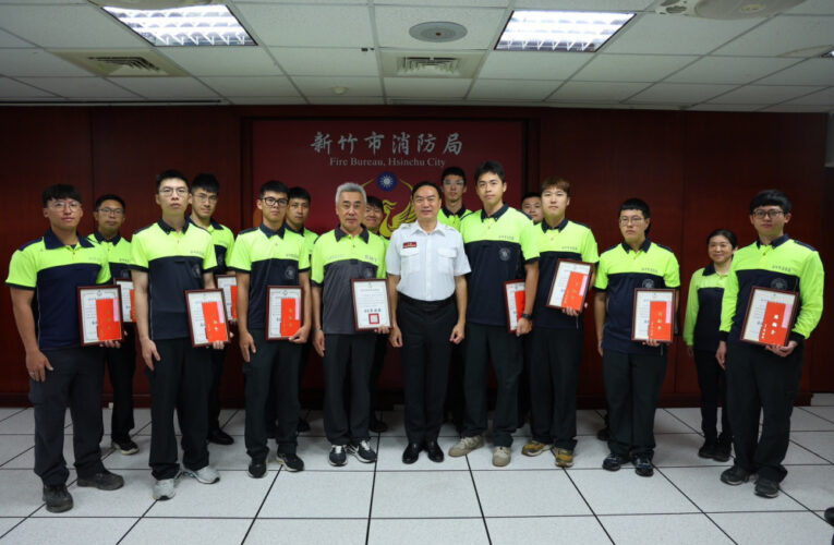 專業守護生命！　竹市消防局跨分隊合力救援噎食婦人成功挽回生命