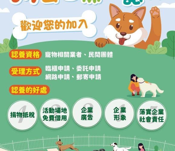 擴大企業參與動保　北市新增狗公園捐款認養機制