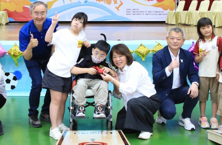 黃敏惠見證布袋球首度登場　嘉市適應體育再創新亮點