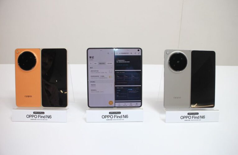 OPPO Find N6 登台　帶來全球最平整摺疊螢幕與 2 億畫素哈蘇影像