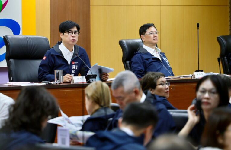 強化食安及防汛整備 陳其邁：落實稽查及清疏、提升應變效能