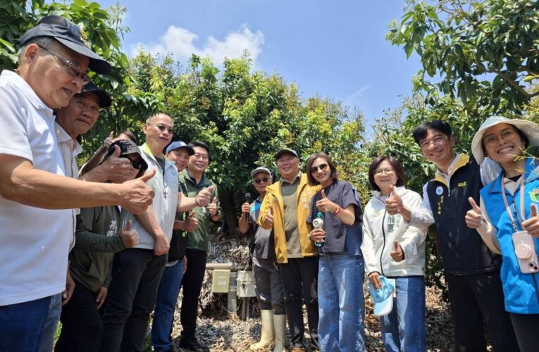 智慧灌溉助農抗旱 邱議瑩立委考察農田水利署高雄地區節水灌溉設施推動情形