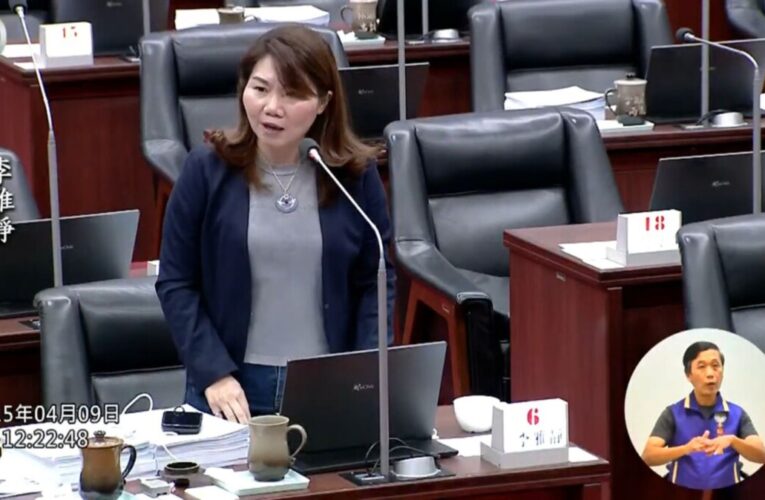 李雅靜議員質詢 抨擊公園維護預算分配失衡 大林蒲遷村居住正義蒙塵