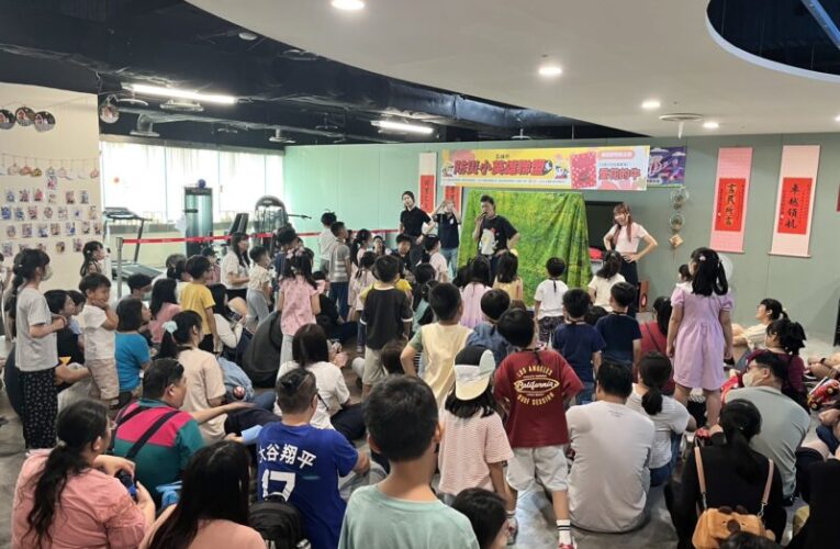 瑞隆分隊打造「繪本風」體驗營 萌娃挑戰救災超吸睛