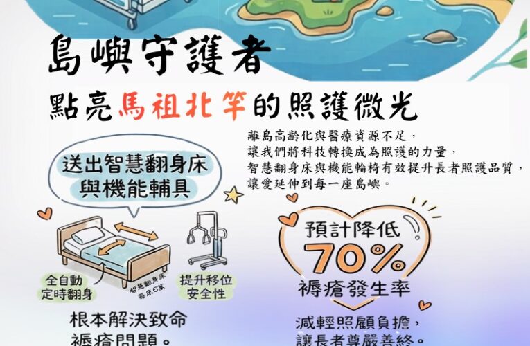 離島長照資源告急　桃園發起「島嶼守護者」募輔具援馬祖