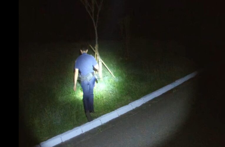 深夜摸黑搜36萬坪球場　蘆竹警成功救回失智老翁