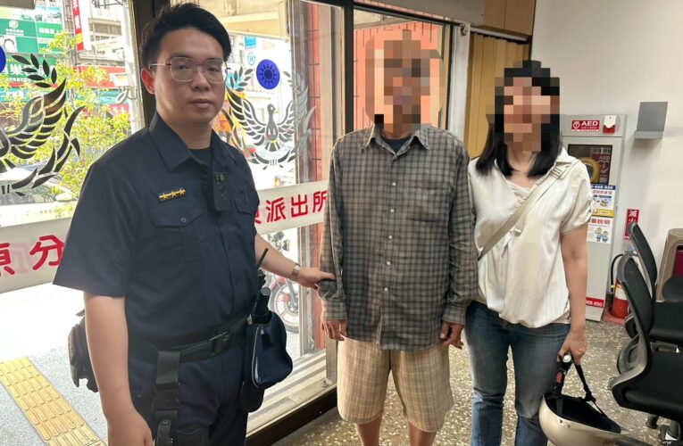 失智翁騎車離家24公里 「豐原警」火速尋回助團圓