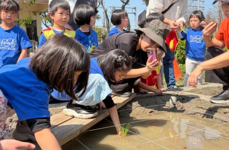 八德幼兒園師生重溫古早農事樂　實踐生態永續教育的生活化學習