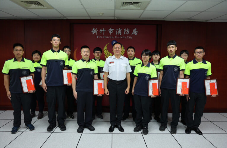 成功救回噎食OHCA長者　竹市消防即時線上指導與到場急救接力