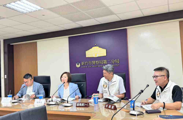 強化檢警合作機制　竹檢檢察長柯宜汾視察竹市警二分局選舉查察作為