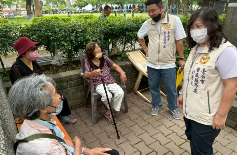 臺南榮服處徐麗如關懷榮民眷 交流傾聽意見