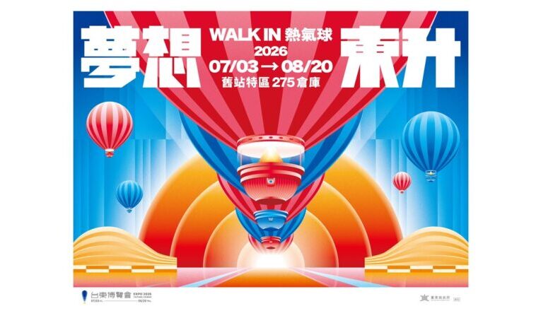 台東熱氣球升級了！「WALK IN熱氣球」暑假震撼登場