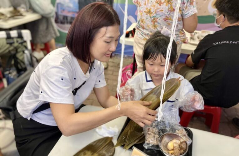 「粽夏好食光」履歷豬肉包粽體驗超吸睛 神農市集擠爆！