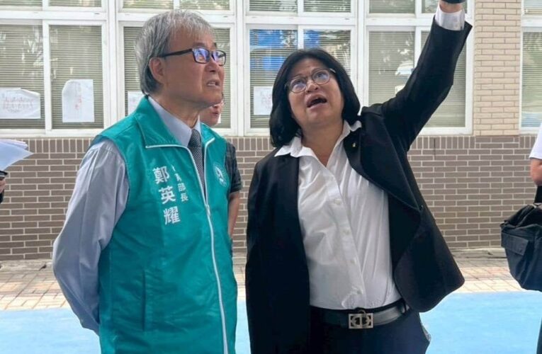 教長鄭英耀走訪嘉義市四校　王美惠助爭取校園改善經費
